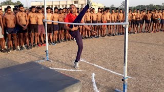 Indian Army High Jump Practice  Indore Physical Academy  9770678245 [upl. by Nylecyoj368]