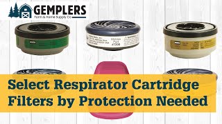 Selecting the Right Reusable Respirator Cartridge Filter [upl. by Inilahs]