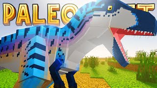 Over 100 Dinosaur Species New Minecraft Dinosaurs Mod Pack  Paleocraft Minecraft Dinosaurs [upl. by Elodia]