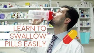 How To Swallow Tablets Easily  Best Easy Way Technique To Swallow Capsules  Difficulty Swallowing [upl. by Anaihk]