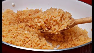 The Easiest Mexican Rice Recipe [upl. by Ahsirt]