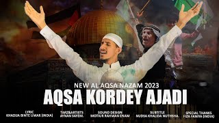 New Al Aqsa Nazam 2023  saynan sayeem  Palestine Song  Aqsa Kordey Ajadi  Poygam Studio [upl. by Derayne]