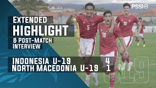 U19 International Friendly Match  Indonesia 4  1 North Macedonia with PostMatch Interview [upl. by Terra]