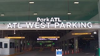 ATL West Parking Deck Atlanta Airport [upl. by Annoyk90]