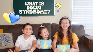 DOWN SYNDROME EXPLAINED BY KIDS [upl. by Nylrehc]