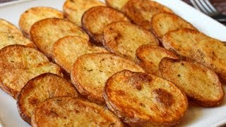 Cottage Fries  Easy OvenFried Potato Rounds [upl. by Ahsinnod733]