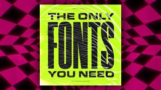 Top 20 FREE FONTS  Photoshop Illustrator Premiere amp After Effects [upl. by Eenitsed572]