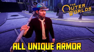 The Outer Worlds all unique armor locations Part 1 [upl. by Assylla]