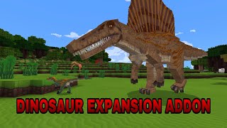 Dinosaur Expansion Addon  Minecraft Bedrock Edition [upl. by Hayn573]