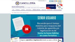 ¿Cómo apostillar un documento online [upl. by Hobbie]