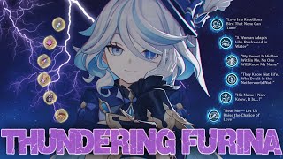 Thundering Furina  Genshin Impact Meme Build [upl. by Haimarej]