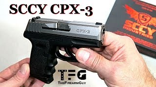 SCCY CPX3 380 ACP Pistol  TheFireArmGuy [upl. by Llenrrad950]