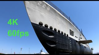 USS Drum SS228 WWII Submarine Tour 4K 60fps [upl. by Elburr]