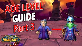 WoW Classic  How to AOE Level a Mage FAST Alliance 2232 [upl. by Rimaa113]