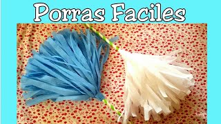 Diy porras con papel crepe [upl. by Ardnosak121]