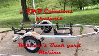 Boat Trailer to Utility trailer conversion Part 1 [upl. by Glendon178]