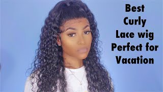 A Lit vacay CURLY wig ft Reshine Hair  PETITESUE DIVINITII [upl. by Roos]