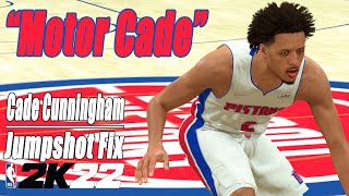 Cade Cunningham Jumpshot Fix NBA2K22 [upl. by Benedikt]