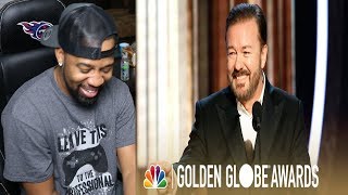 Ricky Gervais Monologue  2020 Golden Globes  REACTION [upl. by Eirena]