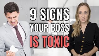 TOXIC MANAGER  9 Toxic Boss Signs to Look Out For [upl. by Attiuqal398]