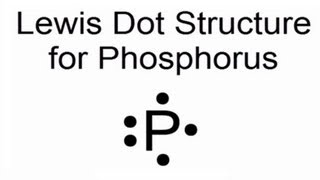 Lewis Dot Structure for Phosphorous Atom P [upl. by Travis]