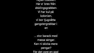 Cornelis Vreeswijk  Brev från Kolonien Lyrics [upl. by Joyann]