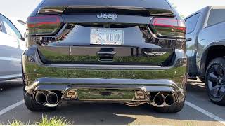 SRTNINJAUSA 1000HP JEEP TRACKHAWK COMPILATION LOUD CAMMED STARTS REVS AND MORE [upl. by Yortal78]