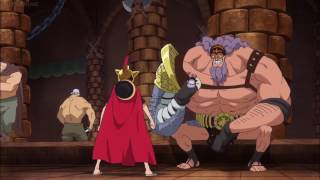 Luffy talks to Yonko Blackbeard after time skip One Piece HD eng sub [upl. by Eittel]