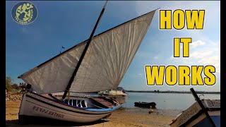 Lateen Sail How it Works Rigging and Sailing [upl. by Cathrine]