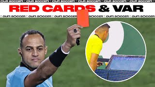 Controversial Red Card and VAR Decisions in 2020 [upl. by Huesman]