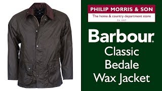 Barbour Classic Bedale Wax Jacket  Key Features [upl. by Amalburga]