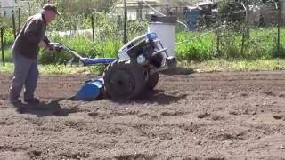 Passage du rotovator de 80 cm avec un Staub Rancher [upl. by Acir]