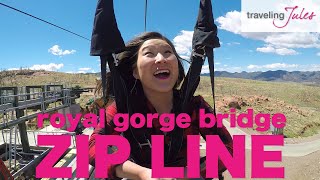 CANON CITY Royal Gorge Bridge Cloudscraper Zip Line [upl. by Aldredge]