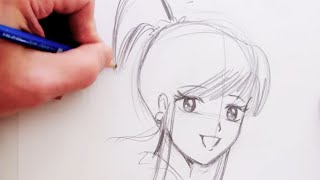 How To Draw a Basic Manga Girl Step by Step [upl. by Antsirhc513]