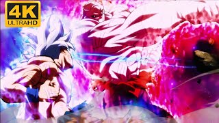 GOKU MASTERED ULTRA INSTINCT VS FULL POWER JIREN4K ULTRA HD [upl. by Neicul510]