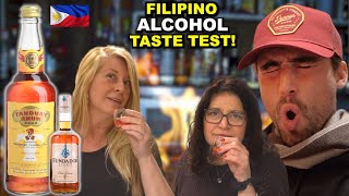 Canadians Taste Filipino Alcohol for the First Time Tanduay Fundador Fighter Wine [upl. by Hashum]