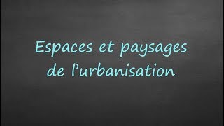 4ème  Espaces et paysages de lurbanisation [upl. by Siocnarf76]