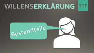 Grundlagen Rechtslehre  Die Willenserklärung [upl. by Annaik146]