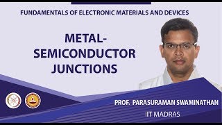 Metalsemiconductor junctions [upl. by Yreme]