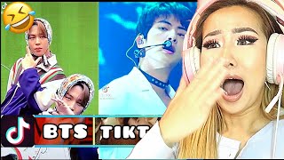 WTH 😂 BTS TIKTOK COMPILATION 10  REACTIONREVIEW [upl. by Eilujna]