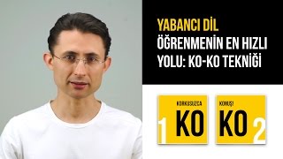 Yabancı dil öğrenmenin en hızlı yolu KOKO Tekniği [upl. by Kalbli]