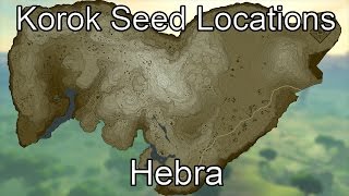 Breath of the Wild Korok Seed Guide  Hebra [upl. by Romo]