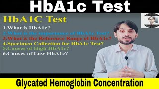 HbA1c Test  Glycated Hemoglobin [upl. by Eerbua]