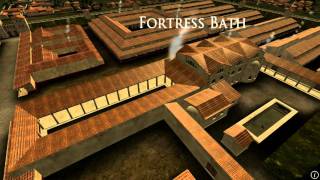 Animation of ancient Roman Fort in Caerleon Wales [upl. by Neri]