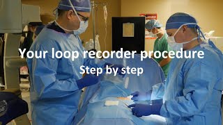 Getting an insertable cardiac monitor loop recorder Watch an implant procedure [upl. by Eelyak394]