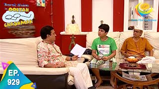 Taarak Mehta Ka Ooltah Chashmah  Episode 929  Full Episode [upl. by Osyth]