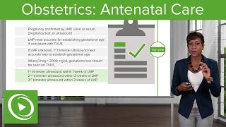 Antenatal Care – Obstetrics  Lecturio [upl. by Nnawtna]