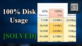 How To Fix 100 Disk Usage in Windows 10 [upl. by Nalloh545]