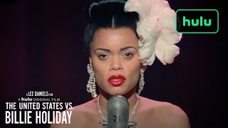 Andra Day Performs quotStrange Fruitquot  United States vs Billie Holiday  Hulu [upl. by Alaehcim]