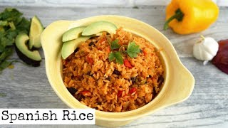 Easy Spanish Rice Recipe [upl. by Aynatal]